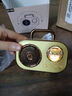 梵昇昱无线蓝牙音响 复古卡通可爱高音质便携式收音机音响迷你可插卡U盘蓝牙小音箱送女生闺蜜生日礼物 黄色蓝牙音响【太空酷乐狗】 实拍图