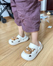 巴拉巴拉宝宝洞洞鞋儿童拖鞋夏季软底防滑洗澡婴儿幼儿室内家居男童凉拖鞋 实拍图