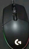 G102第二代游戏鼠标 RGB流光灯效鼠标 轻量化  游戏级8000DPI传感器 黑色 200-8000DPI 实拍图