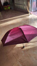 【全网爆款】手动UV折叠雨伞男女晴雨伞两用防晒遮阳黑胶伞 【新人福利】7骨 纯色随机无黑胶 实拍图