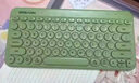 前行者Z2无线蓝牙键盘鼠标套装机械手感键盘电脑打字静音充电款键鼠套装便携高颜笔记本平板电脑办公iPad 抹茶绿【蓝牙+无线双模版】 实拍图