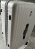 爱可乐（Echolac）超大容量拉杆箱方形旅行箱TSA密码锁箱行李箱PC183K浅灰色26吋 实拍图