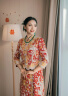 秀禾世家【东方简奢风】秀禾服新娘2025年重工结婚龙凤褂皇敬酒服中式婚服 「新中式」N-511盘锦绣龙凤褂 L 实拍图