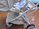 TianRui婴儿推车高景观可坐可躺双向轻便折叠避震新生儿宝宝推车婴儿车 旗舰版-卡布奇洛皮质顶棚 实拍图