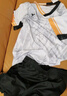 速干型新款羽毛球服套装男女款速干运动服短袖透气比赛 3113男款白色单上衣 2XL 实拍图