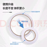得力（deli）高粘棉纸双面胶带 12mm*10y 学生文具 开学必备学习用品 白色小卷芯单卷凑单 办公用品 30435 实拍图