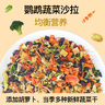 茨格曼鹦鹉鸟粮饲料虎皮玄凤牡丹训练零食时蔬沙拉蔬菜干鸟食用品400ml 实拍图