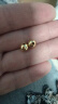 纵横金业足金999   黄金转运珠 金珠子  1克 单颗 顶珠 散珠 手串diy 1克  转运珠 实拍图