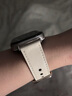 iboann适用红米watch4表带6/5真皮小米手环9/8pro手表带redmiwatch5腕带皮革配件保护膜编织牛皮秋冬 静息白-优质小牛皮-细腻质感-优雅自显 适用：红米REDMI Watch  实拍图
