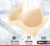 氧心（YANGXIN）两件装内衣女夏季无痕聚拢文胸无钢圈背心吊带运动女士胸罩美背 香槟+浅紫【吊带款】 XL 实拍图