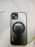 MOZK 适用苹果13手机壳iPhone13ProMax新款炫金磨砂磁吸一体支架保护套全包防摔个性创意商务高级男女 苹果13【石墨黑】+钢化膜 炫金一体支架 实拍图