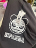 HI PANDA你好熊猫短袖T恤男美式高街痞帅个性夏季舒适透气重磅纯棉五分袖 【100%纯棉】-深灰#JDP熊猫粉笔 XL 实拍图