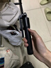 超迷你手机自拍杆蓝牙抖音直播一体式伸缩便携拍照摄影支架三脚架通用 黑色基础款不带灯 实拍图