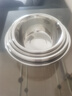维艾（Newair）不锈钢盆筛五件套 调料盆洗菜盆和面盆沥水篮沙拉盆米筛味斗套装 实拍图
