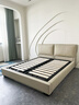 汤森真皮床意式极简主卧1.8米现代简约奶油风豆腐块双人软包储物婚床 S级【头层摔纹皮】单床 【15cm钢木排骨架】1.5*2.0m 实拍图