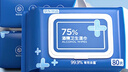 京东京造 75%酒精湿巾80片*3包 杀菌率99.9% 湿纸巾 卫生消毒湿巾纸 实拍图