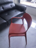 麦瑞迪北欧时尚餐椅现代简约家用休闲椅餐厅咖啡厅靠背椅网红轻奢化妆椅 【现货速发】加厚稳固+深红色 实拍图