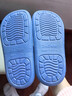 猪爸爸儿童洞洞鞋男童夏季家居室内防滑奥特曼中大童沙滩外穿凉拖鞋蓝24 实拍图
