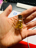 金小貅黄金猫眼珠3D硬金足金999闪亮车花转运珠路路通DIY手链女手串礼物 0.31-0.33g,7mm猫眼珠 实拍图