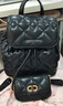 CHARLES&KEITH菱格大容量柔软多用背包书包双肩包包女包生日礼物CK2-60151400 Black黑色 S 实拍图