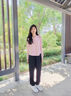 真维斯女装休闲冰丝裤束脚抽绳时尚垂感弹力夏季新款长裤子JRP B款 JR-32-251002-黑8010 XL 175/96A 实拍图