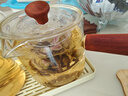 尚烤佳（Suncojia）围炉煮茶壶 煮茶罐 侧把玻璃茶壶 茶杯 耐高温茶水分离套装 实拍图