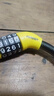 永久自行车密码锁便携式头盔锁儿童车单车山地车电动车锁防盗环形锁 0.4米-黑黄【粗11.5/四位密码】 实拍图