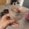 高脚马天尼杯经典鸡尾酒杯酸奶杯冰淇淋雪糕碗甜品碗燕麦碗 酸奶杯4个 实拍图