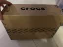 卡骆驰（CROCS）舒乐洞洞鞋沙滩鞋男鞋包头女鞋拖鞋|209964 大气灰-1FT 41 /42(260mm) 实拍图
