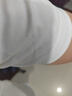 浪莎白衬衫短袖女夏季薄款宽松通勤职业蓝色衬衫女装气质正装白色衬衣 实拍图