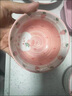 佩尔森（CERAMICS）网红草莓兔陶瓷碗盘筷餐具套装家用釉下彩儿童米饭碗菜盘子沙拉碗 5英寸碗4个装 4头 实拍图