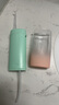 拜尔（BAIR）V2小不点 迷你冲牙器 便携式正畸电动洗牙器家用洁牙水牙线冲洗器 送女男朋友女神节礼物 半夏（折叠后约12厘米） 4支喷头 实拍图