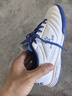 KELME/卡尔美成人足球鞋男比赛TF碎钉球鞋学生透气防滑球鞋873701 白宝蓝 42 实拍图