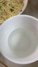 洁雅杰陶瓷面碗个人专用白瓷碗中式6英寸高脚米饭碗 4只装 新骨瓷 实拍图