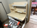 护童（Totguard）儿童学习桌椅套装升降学生书桌 星辰1号Pro120cm+追背椅橙+80cm灯 实拍图