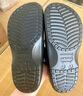 crocs卡骆驰洞洞鞋贝雅男鞋女鞋轻便耐磨一脚蹬拖鞋休闲鞋|10126 黑色-001 39 (240mm) 实拍图
