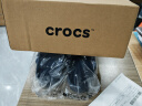卡骆驰crocs洞洞鞋贝雅男鞋女鞋轻便耐磨一脚蹬拖鞋休闲鞋|10126 深蓝-410 37 /38(230mm) 实拍图