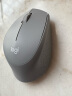 罗技（Logitech）M330 轻音鼠标 无线鼠标 办公鼠标 右手鼠标 带无线微型接收器 灰色 实拍图