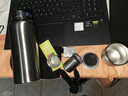 SZTAA高档全钢保温杯男316不锈钢大容量茶水分离泡茶杯子便携带滤网壶 钢本色600ml（茶水分离+杯套） 实拍图