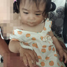 贝瑞加（Babyprints）女童连衣裙夏季女孩公主裙纯棉背心裙可爱无袖大裙摆 小橘子100 实拍图