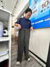 宝财羊爸爸套装夏季短袖t恤男冰丝polo衫运动中老年人上衣服父亲节礼物 实拍图