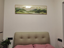 墨派卧室装饰画床头挂画现代简约轻奢酒店墙画客厅背景墙主卧房间壁画 背靠金山 150x40cm适合1.5米床晶瓷 实拍图