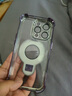 京苑【镜头全包-带镜头膜】苹果16promax手机壳iphone16pro气囊17防摔max保护套plus透明软壳 【暗紫色+U型磁吸支架】自带镜头膜丨四角加厚防摔 iPhone 16 Pro 实拍图