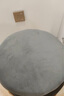 依恋达家用凳子吃饭圆凳子酒店餐厅小椅凳可摞放套凳金属板凳简约铁凳子 灰色绒布【单把装】 实拍图