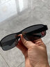 雷米（Leimi） 偏光太阳眼镜男款变色墨镜开车专用驾驶镜男士日夜两用防远光镜 黑框 黑灰片【多数买家选择】 实拍图