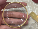 老庙黄金手镯足金古法实心传承素圈镯子生日节日礼物送女友老婆自戴款 【厚壁】58#：约11g 实拍图