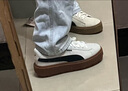彪马（PUMA）【厚底鞋】复古增高松糕鞋女低帮休闲鞋PLATFORM365830 白-黑色-15 38 实拍图