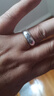 罗泰老银匠999足银福字戒指男女士款时尚情侣一对素圈指环可调节 情侣一对 实拍图