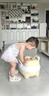 小哈伦儿童马桶宝宝坐便器婴幼儿尿盆小孩坐便器小便器双软垫柠黄0-6岁 实拍图