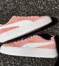 彪马（PUMA）【厚底鞋】女低帮复古增高运动休闲鞋松糕鞋PLATFORM 366488 新婚粉-白 10 37.5 实拍图
